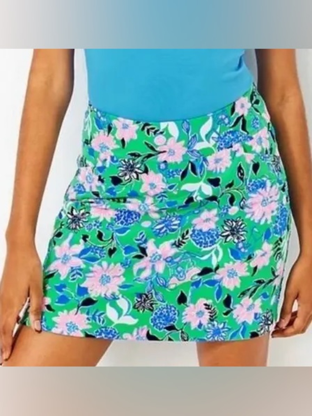 Lilly Pulitzer Monica Skort Luxletic 17" Size 14